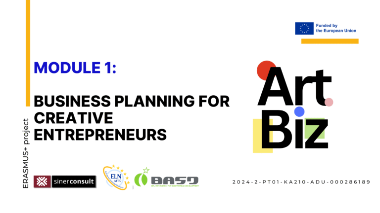 Module 1: Business Planning for Creative Entrepreneurs