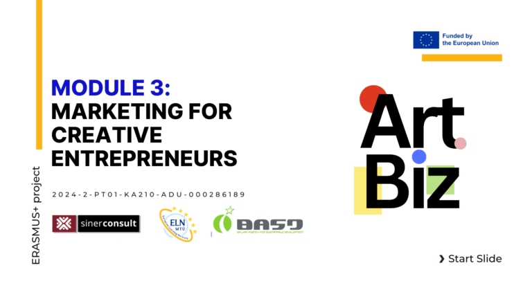 Module 3: Marketing For Creative Entrepreneurs